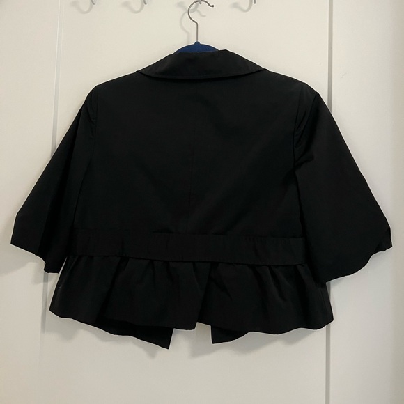 Elie Tahari Peplum Cropped Jacket - Picture 4 of 6